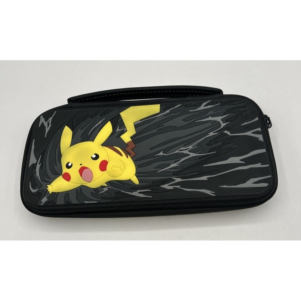 Nintendo Switch Pikachu Pokemon Carrying Case‎ Game Slots Cushioned